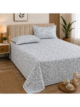 Cortina - Cloud Cotton King Size Bedsheet with 2 Pillow Covers
