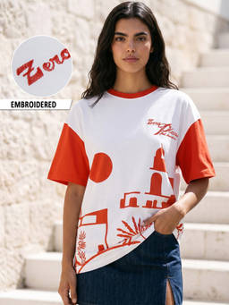 Bewakoof - Women's Cotton Printed White Tshirt