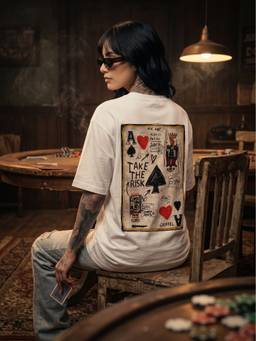 Griffel - White Graphic Print Tshirt