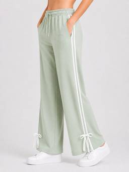 Slumber Jill - Women's Regular Fit Solid Green Pant