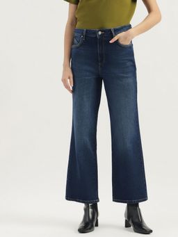 United Colors of Benetton - Womens Solid Regular Fit Slant Coin Pocket Jeans