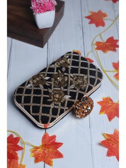 SWISNI - Black Velvet Clutches SWIS-294