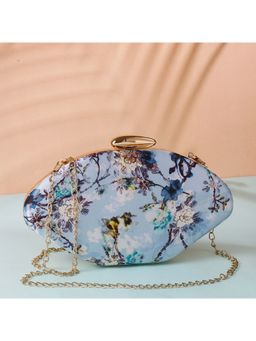 SWISNI - Blue Silk Clutches SWIS-471