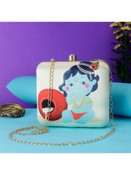 SWISNI - Off White Silk Clutches SWIS-527