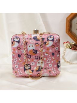 SWISNI - Pink Satin Clutches SWIS-538