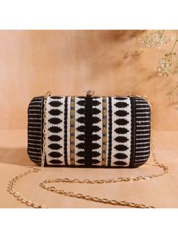SWISNI - Black Silk Clutches SWIS-576
