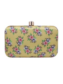 SWISNI - Yellow Satin Clutches SWIS-610