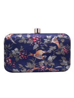 SWISNI - Blue Satin Clutches SWIS-615