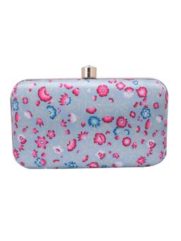 SWISNI - Blue Silk Clutches SWIS-620