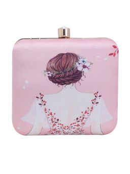 SWISNI - Pink Satin Clutches SWIS-663