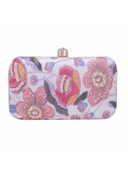 SWISNI - Pink Satin Clutches SWIS-675