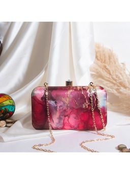 SWISNI - Pink Satin Clutches SWIS-710