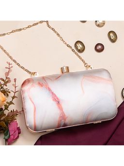 SWISNI - Cream Satin Clutches SWIS-748