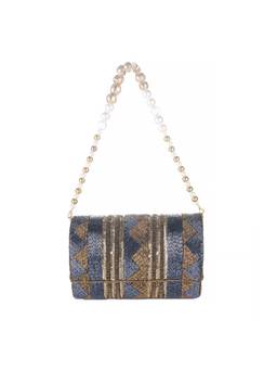 SWISNI - Gold Satin Clutches SWIS-792
