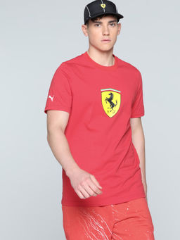 Puma - Ferrari Race Cr Big Shield Men Red T-Shirt