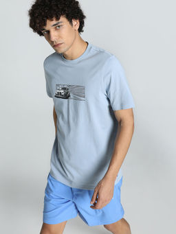 Puma - BMW MMS CAR GRAPHIC Men Blue T-Shirt