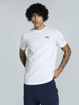 Puma - E Small Logo Men White T-Shirt