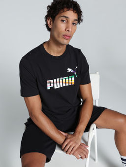 Puma - LOVE UNITED Men Black T-Shirt