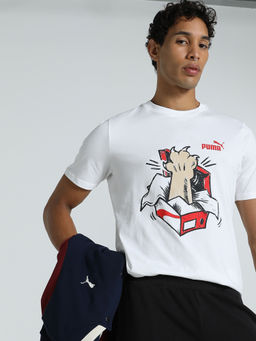 Puma - GRAPHIC Men White T-Shirt