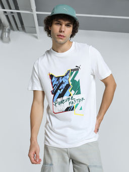 Puma - GRAPHIC Men White T-Shirt