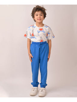 ANTHRILO - Summer Shark Royal T-Shirt & Joggers - Blue (Set of 2)