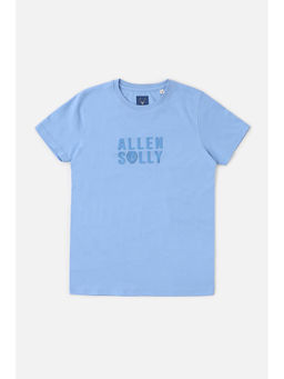 Allen Solly - Boys Blue Typography T-Shirt