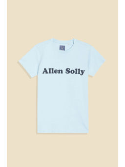 Allen Solly - Boys Blue Typography T-Shirt