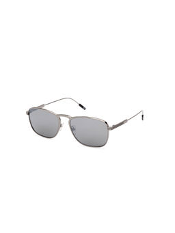 Ermenegildo Zegna - Grey Metal Sunglass EZ0219 56 08C