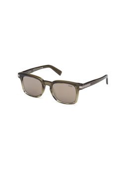 Ermenegildo Zegna - Brown Plastic Sunglass EZ0230 50 98L