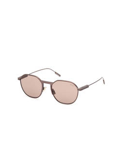 Ermenegildo Zegna - Brown Metal Sunglass EZ0234 55 38J