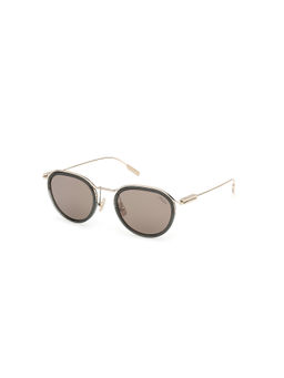 Ermenegildo Zegna - Brown Metal Sunglass EZ0246 51 96L