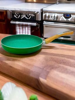 At Home by Nilkamal - Arias Non-Stick 24 cm Fry Pan (Emerald)