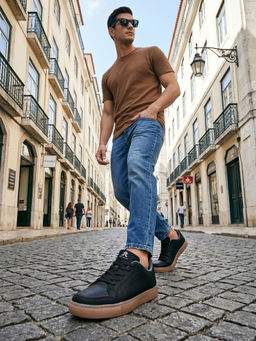 Off Limits - Black Men Skyline Select Bandt Casual Sneakers