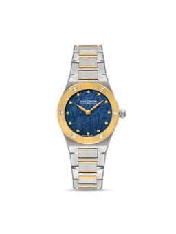 Saint Honore Paris - Haussmann Lady Quartz Navy Blue Round Watch for Women - Nh721125-4Ydit (M)