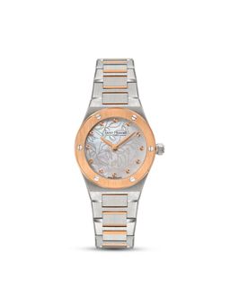 Saint Honore Paris - Haussmann Lady Quartz Silver Round Watch for Women - Nh721125-6Ybir (M)