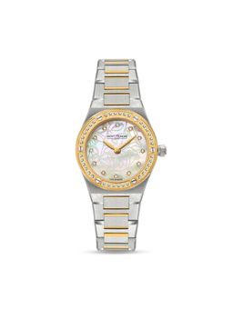 Saint Honore Paris - Haussmann Lady Quartz Gold and Silver Round Watch for Women - Nh721127-4Ytdt (M)