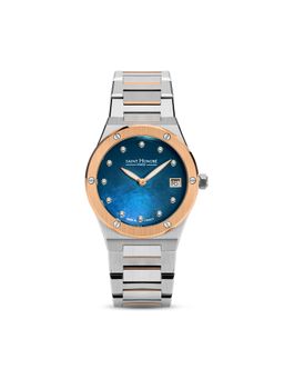 Saint Honore Paris - Haussmann Lady Quartz Blue Round Watch for Women - Nh752125-6Yddr (M)