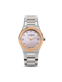 Saint Honore Paris - Haussmann Lady Quartz Pink Round Watch for Women - Nh752125-6Yrdr (M)