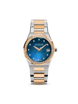 Saint Honore Paris - Haussmann Lady Quartz Blue Round Watch for Women - Nh752126-16Yddr (M)
