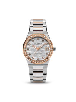 Saint Honore Paris - Haussmann Rose Gold and Silver Round Watch for Women - Nh752126-6Afdr (M)