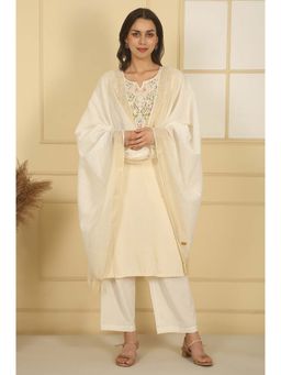 Aurelia - Gold Solid/Plain Dupatta for Women