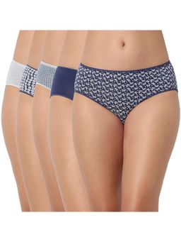 Juliet - Cotton Brief Premium Panties Full Coverage Stretchable Fabric - Multi-Color