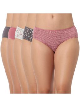 Juliet - Cotton Brief Premium Panties Full Coverage Stretchable Fabric - Multi-Color