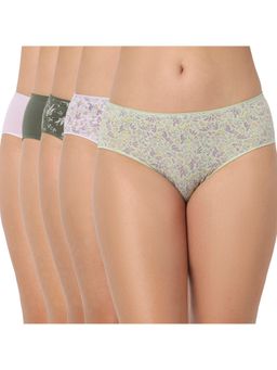 Juliet - Cotton Brief Premium Panties Full Coverage Stretchable Fabric - Multi-Color