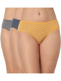 Juliet - Cotton Brief Premium Panties Full Coverage Stretchable Fabric - Multi-Color