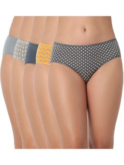 Juliet - Cotton Brief Premium Panties Full Coverage Stretchable Fabric - Multi-Color