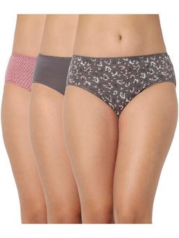 Juliet - Cotton Brief Premium Panties Full Coverage Stretchable Fabric - Multi-Color