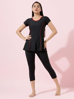 LYCOT - Women Piping Swimsuit - Black