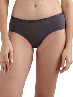 Wacoal - Basics Zoe Mid-Waist Medium Coverage Everyday Wear Brief Panty - Grey - Grey