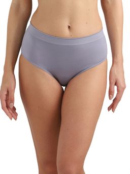 Wacoal - Firm Fit High Waist Full Coverage Brief Panty - Purple - Purple